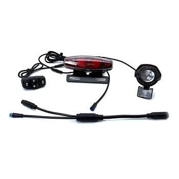 1 Комплект Электрических фонарей для велосипеда Ebike Универсальный 24V 36V 48V 60V Стоп-сигнал рулевого управления Для Bafang Kunteng Julet