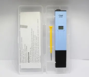 10 ~ 1990us /cm Тестер EC Типа ручки ЖК-измеритель электропроводности Cond Тестер С ATC Для Заводского эксперимента с водой