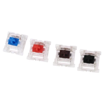 10 шт. Outemu 3Pin Переключатели черный, красный, коричневый, синий SMD светодиодный переключатель для Механической клавиатуры замена для Cherry MX Gateron DIY
