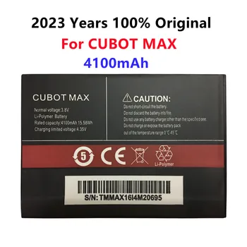 100% Новый аккумулятор CUBOT MAX 4100 мАч, сменный резервный аккумулятор для мобильного телефона CUBOT MAX в наличии