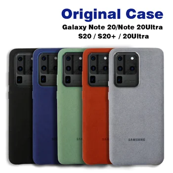 100% Оригинальный подлинный Samsung Note20 Ultra Case Для Galaxy S20/S20 Plus Кожаный чехол S20 + Ultra Premium Full Protect color
