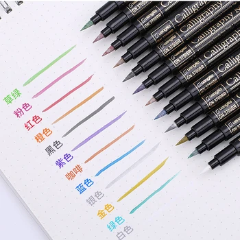 12 Цветов Металлические маркеры, краски, ручки, Художественные перманентные маркеры для письма, бумага, Камень, Стеклянная стена, художественный маркер, ручка