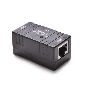 1ШТ 10/100 Мбит/с Пассивный POE DC Power Over Ethernet RJ-45 Инжекторный Разветвитель Настенный адаптер для локальной сети IP-камеры