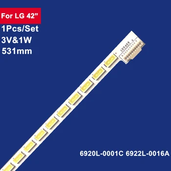 1Шт 531 мм Для LG 42-дюймовая светодиодная лента для телевизора с подсветкой 60 светодиодов 3 В и 1 Вт 42LS6920L-0001C 6922L-0016A ЖК-телевизор LE42A700P3D LED42K560X3D
