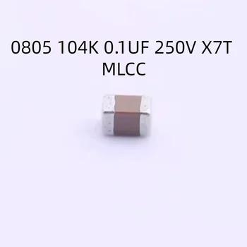 2000 шт./лот C2012X7T2E104KT000N Конденсатор 0805 104 К 0,1 мкФ 250 В X7T MLCC