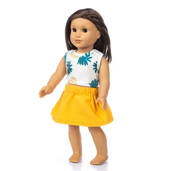 2020 Новая юбка-ананас, подходящая для кукольной одежды American Girl, 18-дюймовая кукла, рождественский подарок для девочки (продается только одежда)