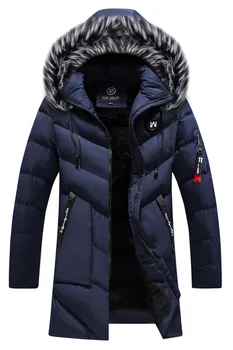2023 Корейская версия хлопчатобумажной куртки, мужская теплая утолщенная куртка, Tide Plus, Хлопчатобумажный капюшон, Плюс Бархатная хлопчатобумажная одежда, Повседневная