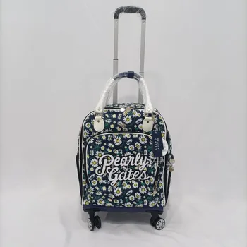2023 Новая женская сумка PEARLYGATES, сумка для гольфа PG89, сумка для переноски на тележке, дорожная сумка, голубая хризантема
