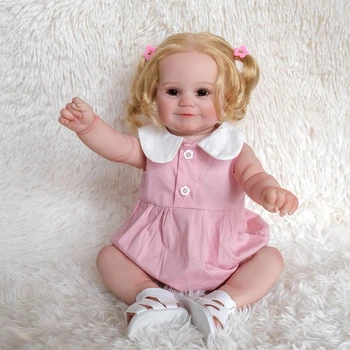 2023 Новые Детские виниловые куклы-игрушки с белой кожей, Рождественский свадебный подарок, Моющаяся кукла