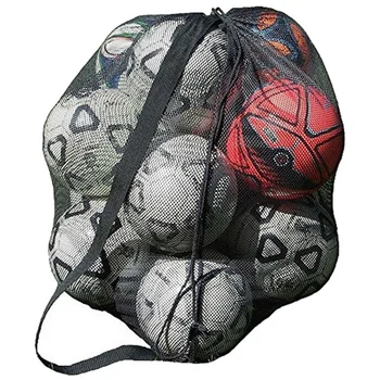 3X Спортивная сумка большой емкости для занятий спортом на открытом воздухе, футбольная баскетбольная сумка, спортивный рюкзак с сеткой для хранения лучей (30x40 дюймов)