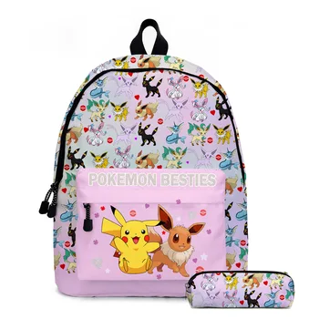 4 Стиля, школьные сумки с аниме-Покемонами, Рюкзаки, детские сумки Пикачу, дорожная сумка Большой емкости, школьная сумка для подростков, рюкзаки для девочек и мальчиков
