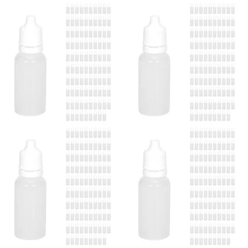 400ШТ 15 мл Пустых пластиковых Бутылок с капельницей Для жидкости для глаз Капельница Многоразового использования