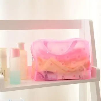 5 цветов водонепроницаемая косметичка для хранения косметики из ПВХ, женский прозрачный органайзер для макияжа, компрессионные дорожные сумки для ванной S7K4
