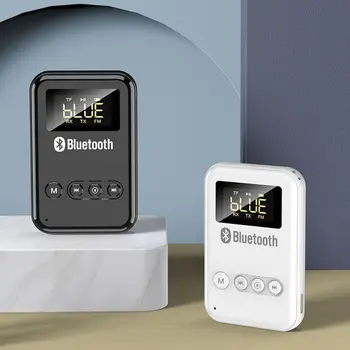 5в1 Перезаряжаемый Bluetooth 5,0 Аудио FM-передатчик приемник TF MP3-плеер с дисплеем для ПК ТВ Автомобильный динамик Наушники