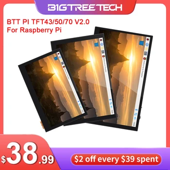 BIGTREETECH BTT PITFT50 PITFT43 PITFT70 V2.0 Сенсорный экран DSI Дисплей Octoprint Raspberry Pi 3 3B Plus 4B Модель 3D Принтера Запчасти