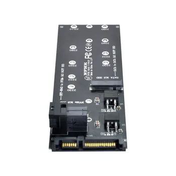 CYDZ NVME PCIe NGFF M-Key SFF-8643 для U2 Комплект SSD SATA Адаптер для HD Mini SAS