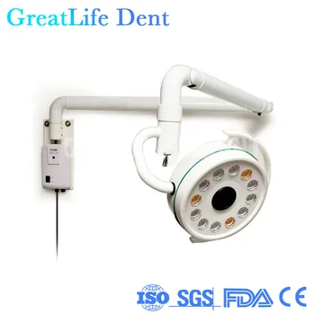 GreatLife Dent 36 Вт 12 Ламп, Светодиодная Стоматологическая операция, Настенный светильник, Диаметр вращения на 270 градусов, 210 мм, Хирургическая Светодиодная лампа