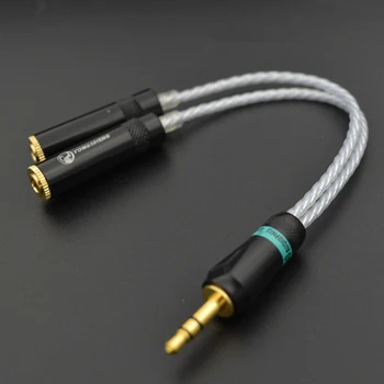 Hi-Fi Стерео 3,5 мм Штекер к 2 3,5 мм штекерным кабелям Nordost odin 3 Линейный Автомобильный Aux-кабель Усилитель для наушников