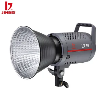 JINBEI LX60 LED Video Light Kit Портативное Освещение для Фотосъемки Со Штативом-подставкой Для Прямой трансляции/Youtube Видео/Фотосъемки