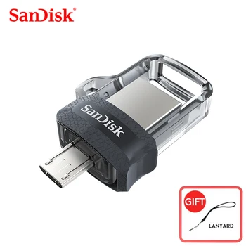 Sandisk флешка usb3.0 extreme высокоскоростная 150 М/с. Двойной OTG USB флэш-накопитель 64 ГБ 128 ГБ 32 ГБ 16 ГБ Флеш-накопитель USB3.0 флешка подлинная