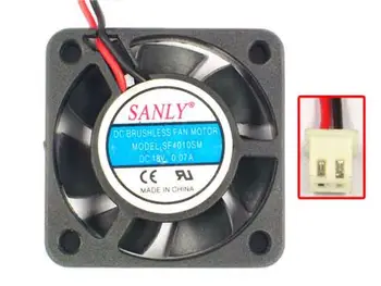 SANLY SF4010SM DC 18V 0.07A 40x40x10 мм, 2-проводной Серверный квадратный вентилятор