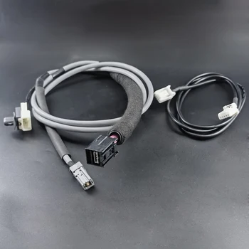 Автомобильный переключатель AUX USB Biurlink, 5-контактный разъем, аудиоадаптер AUX USB для Toyota Corolla Rav4 Highlander Land Cruiser Camry