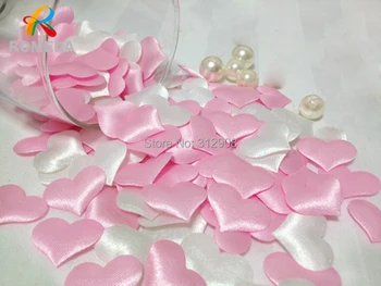 Бесплатная доставка в форме сердца 3,5 см Свадебные лепестки для вечеринки Ручной бросок конфетти свадебное украшение свадебная комната для бракосочетания