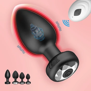 Беспроводной дистанционный анальный вибратор Секс-игрушка для мужчин, женщин, Анальная пробка, Мужской Массаж простаты, влагалище, точка G, фаллоимитатор, вибратор, Анальная пробка