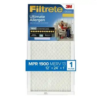 Воздушный фильтр, MPR 1900 MERV 13, аллерген для здорового образа жизни, улавливает дым, бактерии и вирусные частицы, 1 фильтр для дезинфекции холодильника