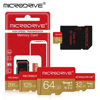 Высокоскоростные 128 ГБ Карты памяти 32 ГБ 64 ГБ 256 ГБ Мини SD-карта 256 ГБ 128 ГБ Micro TF/SD-карта класса 10 cartao de memoria для телефона/ПК
