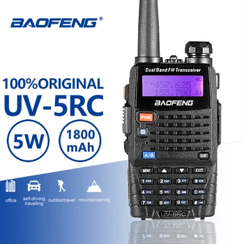 Двухдиапазонная рация Baofeng UV-5RC VHF UHF136-174 МГц и 400-520 МГц Двухдиапазонная двухсторонняя рация Baofeng UV 5R Plus Портативная рация UV5R