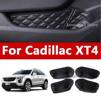 Для Cadillac XT4 2019 2020 2021 2022 Автомобильная Передняя Задняя Дверь Внутренняя Ручка Подлокотника Двери Многофункциональный Ящик Для Хранения Аксессуаров