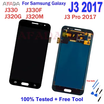 Для Samsung Galaxy J3 2017 J330 J330F J330G ЖК-дисплей с сенсорным экраном J3 Pro 2017 Замена ЖК-дисплея