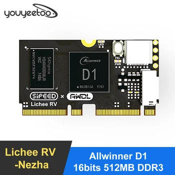 Док-станция Sipeed Lichee RV - Плата Nezha C906 RISC-V Core с чипом Allwinner D1 16 бит 512 МБ DDR3 Поддерживает Tina Linux, Debian, YoC