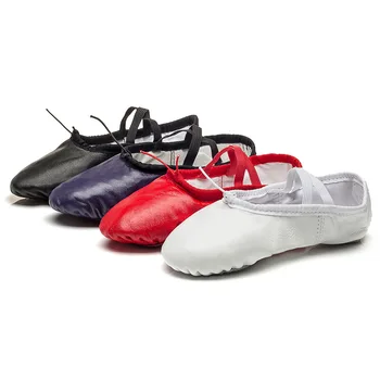 Женские балетные туфли на мягкой подошве, танцевальная обувь без шнуровки, обувь для выступлений для детей, удобная балетная обувь для тренировок, 7 цветов