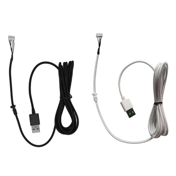 Замена кабеля USB-мыши, аксессуары для ремонта для мыши razer DeathAdder Essential с разрешением 6400 точек на дюйм, быстрая передача