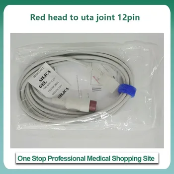 Кабель IBP для инвазивного давления относится к серии IPM \ T \ N с 12-контактной красной головкой для соединения uta Модели IM2206 для MINDRAY uMEC/iMEC/ePM