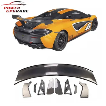 Карбоновое волокно Заднего Крыла багажника, спойлер для McLaren 540 570s 570 GT 2016-2022 GT4 Style