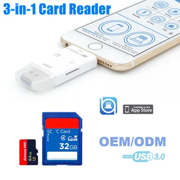 Кард-ридер USB 3.0 для SD Mini SD TF Адаптер для карт памяти для ПК Аксессуары для ноутбуков Мульти Смарт-кардридер Кард-ридер