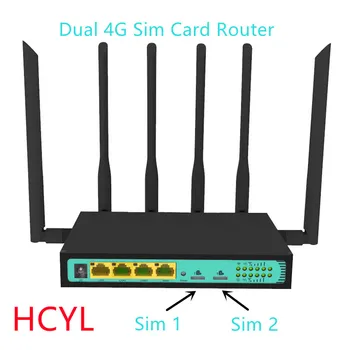 Маршрутизатор Wi-Fi с двумя sim-картами 4G, два модуля 4G и две SIM-карты Openwrt Второй разработки CAT4 EC25 9X07