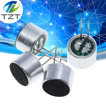 Микрофон TZT 9x7 мм 9767 Электретный микрофон с 2-контактным звукоснимателем
