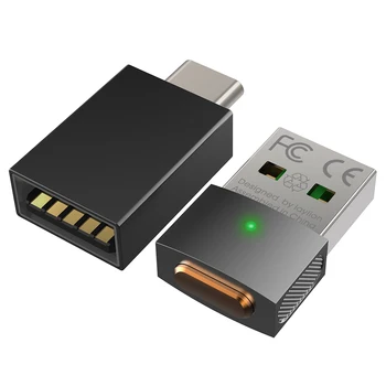 Мини-Автоматическая Мышь Jiggler Mover, Незаметный USB-Шейкер Для Автоматического Перемещения Курсора с Индикатором Включения/выключения для Настольного ноутбука
