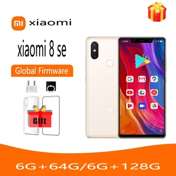Мобильный телефон Xiaomi-8 SE с чехлом для телефона, смартфон с двумя SIM-картами, аккумулятор 3120 мАч, сотовый телефон Android, случайный цвет, оригинал