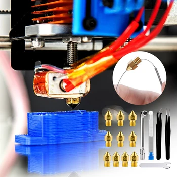 Надежный инструмент для чистки сопла принтера Для обслуживания, прочная гибкая игла для чистки, прочный и долговечный 3D-принтер