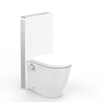 Настенная Керамическая Съемная крышка Для ванной Комнаты Интеллектуальное сиденье для унитаза Цельный Душевой Туалет, сертифицированный CE Умный туалет