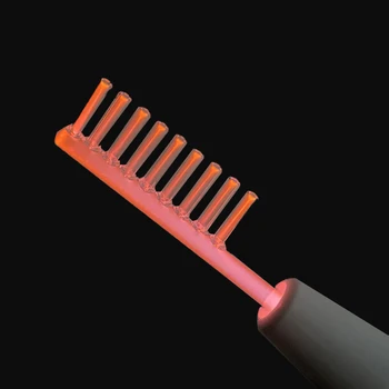 Неоновый Высокочастотный Электрод для ухода за волосами, Высокочастотная палочка, Заменяющая Стеклянную трубку красного Цвета, Способствует росту волос, Устройство Theraoy