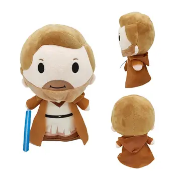 Новые Плюшевые игрушки Obi-Wan Kenobi Obi-Wan, Аниме, Периферийные куклы, праздничные подарки, подарки на День рождения, Украшения для дома, игрушки оптом