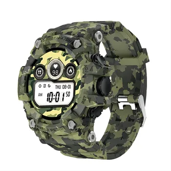 Новые умные часы для мужчин IP68 Водонепроницаемые Сверхдлинный срок службы батареи Музыкальный плеер Bluetooth Спорт на открытом воздухе Отслеживание здоровья Экономка