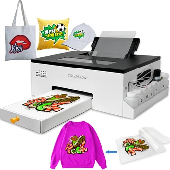 Новый DIY Цифровой A4 L805B Струйный Принтер для печати футболок Pet film transfer DTF Printer