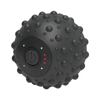 Новый продукт Терапевтический аппарат Глубокий Силиконовый 4-скоростной Высокоинтенсивный Массажный ролик для фитнеса Йоги, Вибрирующий массажный мяч